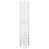 vidaXL gabions, stabs, apaļ&scaron;, cinkots tērauds, &Oslash;30x150 cm