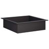 vidaXL Ugunskura gredzens Melns 90 x 90 x 25 cm Tērauds