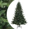 vidaXL Mākslīgā Saliekamā Ziemassvētku Egle 120 cm PVC un metāls Zaļa