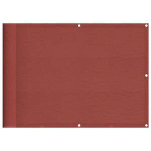 vidaXL balkona aizslietnis, terakota, 75x800 cm, 100% poliesters, oksforda