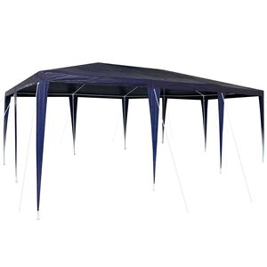 vidaXL Balles telts Zila 600 x 400 x 266 cm Polietilēns un tērauds