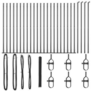 vidaXL Žoga āķis Pelēka