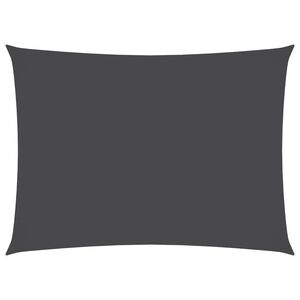 vidaXL saulessargs, taisnstūra, 3x5 m, antracītpelēks oksforda audums