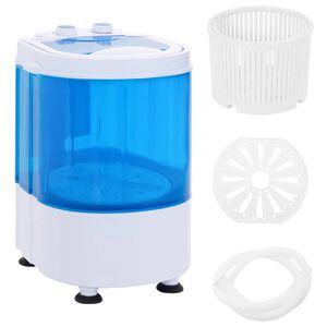 vidaXL mini veļasma&scaron;īna, 2,6 kg, viens kubls