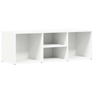 vidaXL apavu uzglabā&scaron;anas sols, 102x35x35 cm, balts, inženierijas koks