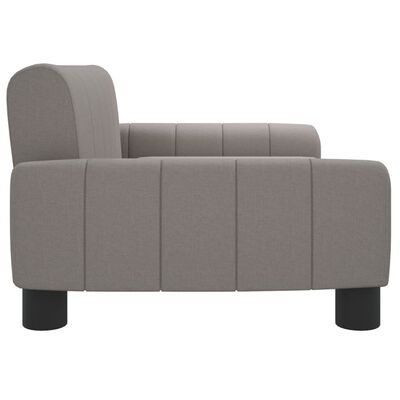 vidaXL bērnu dīvāns, pelēkbrūns, 70x45x30 cm, audums