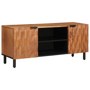vidaXL Televizora skapī&scaron;a Akācijas brūnais apdare 105 x 33 x 46 cm