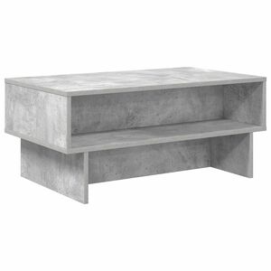 vidaXL Kafijas galdiņ&scaron; Betona pelēks 80 x 46 x 35 cm Inženierijas koks