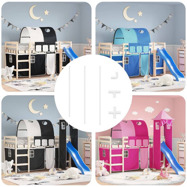 vidaXL PVC Caurule 2 pcs Balts 12,2 x 1,8 x 500 mm PP un PE