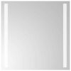 vidaXL vannasistabas spogulis ar LED, 40x40 cm