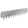 vidaXL Zāliena Apmale 20 pcs 103 x 25 cm Tērauds Sudraba