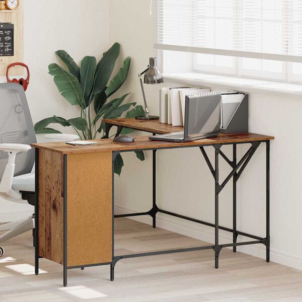 vidaXL Galds Vecs koks 141 x 141 x 75 cm Inženierijas koks