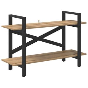 vidaXL Grāmatu plaukts 2 līmeņi 100 x 33,5 x 64 cm Inženierijas koks