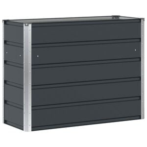 vidaXL Puķu kaste Antracīts 100 x 40 x 75 cm Tērauds