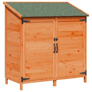 vidaXL Dārza &scaron;ķūņi Brūna 106,5 x 56 x 113,5 cm Masīvs egle koks