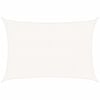 vidaXL saulessargs, 160 g/m&sup2;, balts, 2,5x3,5 m, HDPE