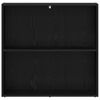vidaXL Grāmatu plaukts Melns ozolkoks 60 x 30 x 76.5 cm