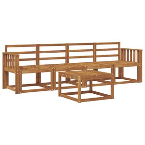 vidaXL Āra dīvānu komplekts 5 pcs Dabiska