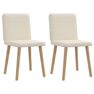 vidaXL virtuves krēsli, 2 gab., lins