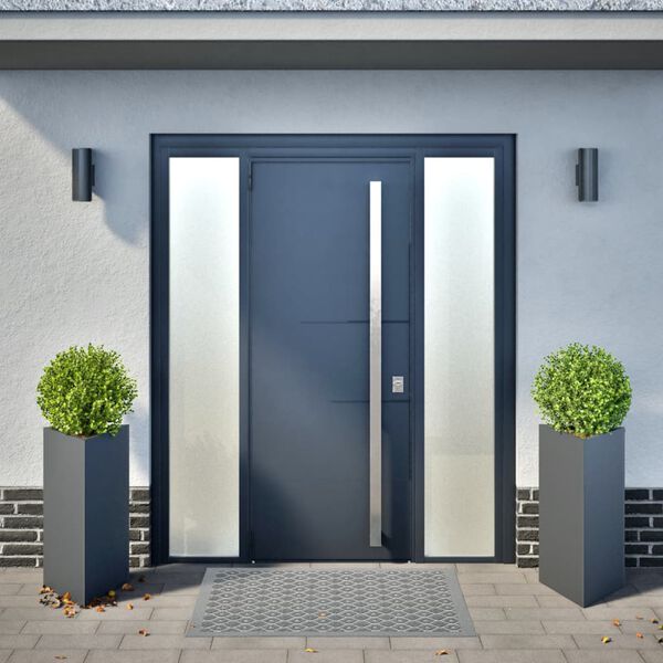 vidaXL dārza puķu kastes, 2 gab., 40x34,5x70 cm, tērauds