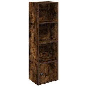 vidaXL grāmatu plaukts, ozola krāsa, 31x24x102 cm, inženierijas koks