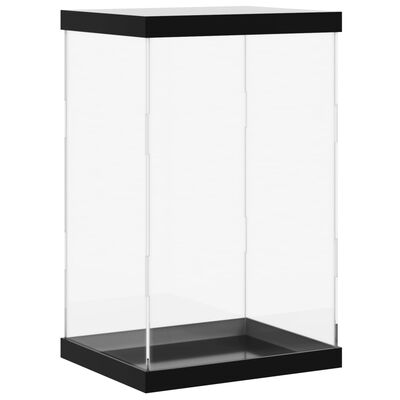 vidaXL vitrīnas kaste, caurspīdīga, 22x18x35 cm, akrils