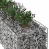 vidaXL Gabions pacelta gulta Sudraba 180 x 60 x 55 cm Cinkots tērauds