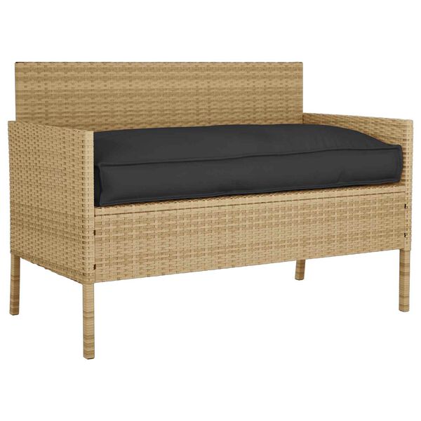 vidaXL Spilvens Melna 120 x 60 x 12 cm Oksforda audums