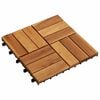 vidaXL Terases flīzes 20 pcs Brūna 30 x 30 cm Akācijas koks