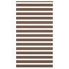 vidaXL zebras žalūzijas, brūnas, 120x200 cm, audums, platums 115,9 cm, poliesters