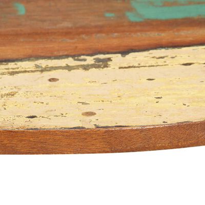 vidaXL apaļa galda virsma, 50 cm, 15-16 mm, pārstrādāts masīvkoks