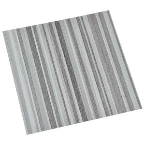 vidaXL Grīdas dēļi 5,11 m&sup2; 55 pcs PVC Svītras