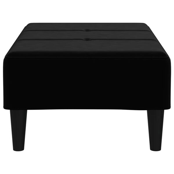 vidaXL kājsoliņ&scaron;, 78x56x32 cm, melns samts