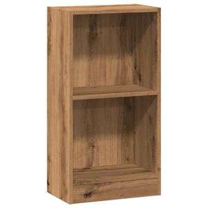vidaXL grāmatu plaukts, koka krāsa, 40x24x76 cm, inženierijas koks