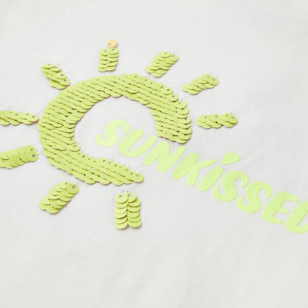 Bērnu T-krekls, krēmīgi iedzeltens, 92