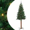 vidaXL Tievā Ziemassvētku Egle Zaļa 210 cm PVC un cietā priedes koks