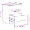 vidaXL Izlietnes skapītis ar atvilktni Sonoma ozols 38,5 x 41 x 48 cm