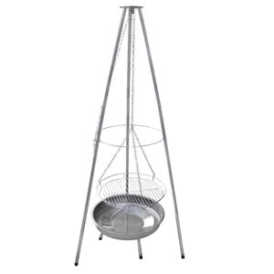 vidaXL Āra grili Nerūsējo&scaron;s tērauds