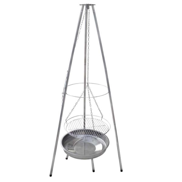 vidaXL Āra grili Nerūsējo&scaron;s tērauds