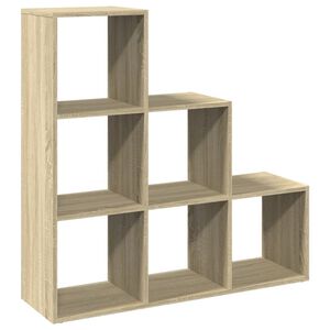 vidaXL telpas sadalītājs, grāmatu plaukts, 3 līmeņi, 99x29x99 cm