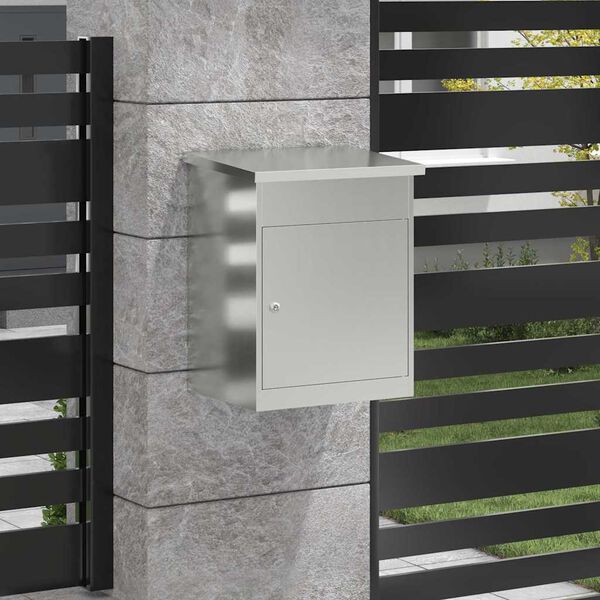 vidaXL Paku nodo&scaron;anas kaste Melna 47.5 x 38 x 59 cm Cinkots tērauds