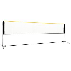 vidaXL regulējams badmintona tīkls, 500x103x94-158 cm, metāls