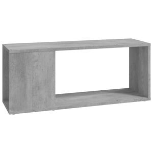 vidaXL TV plaukts, betona pelēks, 80x24x32 cm, inženierijas koks
