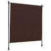 vidaXL Āra Ruļļu Žalūzija Brūna 120 x 270 cm