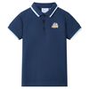 Bērnu polo krekls, tum&scaron;i zils, 104