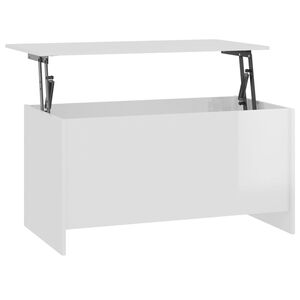 vidaXL kafijas galdiņ&scaron;, balts, 102x55,5x52,5 cm, inženierijas koks