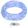 vidaXL LED lampiņu virtene, 40 m, 400 zilas LED, 8 funkcijas