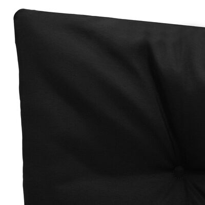 vidaXL šūpuļkrēsla matracis, pelēks un melns, 150 cm, audums