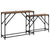 vidaXL Konsoles galds 2 gab. Vecs koks 100 x 28 x 75 cm