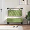 vidaXL Karājo&scaron;s galvgalis Gai&scaron;i zaļa 90 x 55 x 7 cm Samts